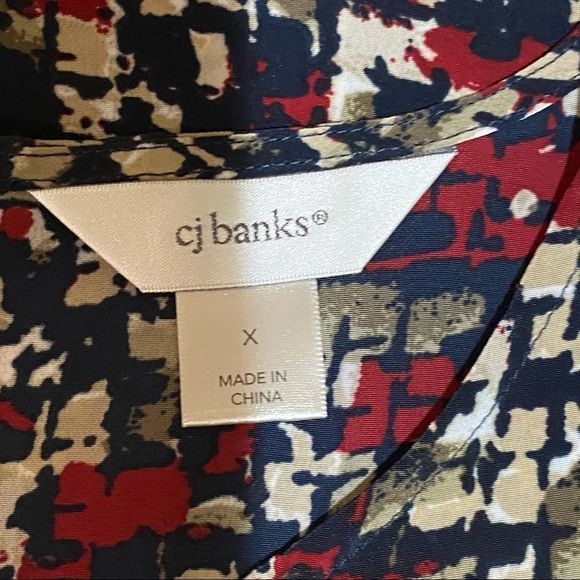 CJ Banks Sleeveless Top Size X  Tank Top Blouse - Picture 6 of 8